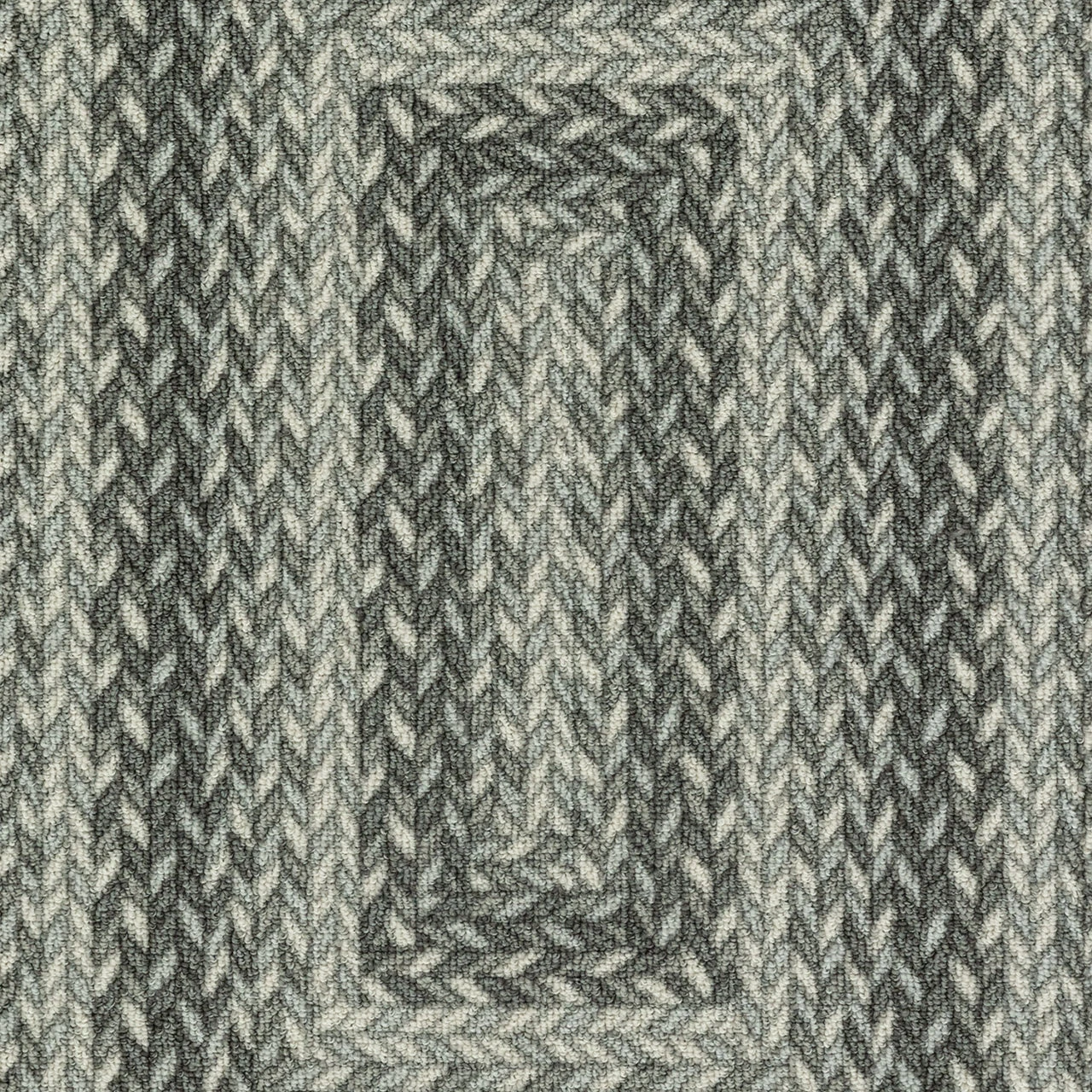 Broyhill Gray Braided Print Accent Rug 21 Broyhill Gray Braided Print Accent Rug - Image 19