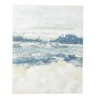 Blue & White Abstract Ocean 1 Wrapped Canvas -Finest Furniture Store 810558512