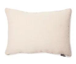 Black & White Knotted Stripe Rectangle Throw Pillow 7 Black & White Knotted Stripe Rectangle Throw Pillow -Finest Furniture Store 810565452 1