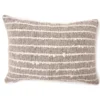 Black & White Knotted Stripe Rectangle Throw Pillow 2 Black & White Knotted Stripe Rectangle Throw Pillow -Finest Furniture Store 810565452
