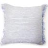 Blue Textured Stripe Square Throw Pillow 2 Blue Textured Stripe Square Throw Pillow -Finest Furniture Store 810565458