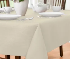 Broyhill Antique White Fabric Tablecloth 7 Broyhill Antique White Fabric Tablecloth -Finest Furniture Store 810569769