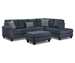 Dancaster Navy Storage Ottoman 10 Dancaster Navy Storage Ottoman -Finest Furniture Store 810569828 810569829 810569830 1