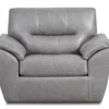 Clifton Ridge Stone Vegan Leather Swivel Chair -Finest Furniture Store 810569861 1