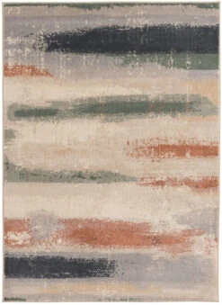 Hadlee Sand, Coral & Green Abstract Area Rug, (6' X 9') 15 Hadlee Sand, Coral & Green Abstract Area Rug, (6' X 9') -Finest Furniture Store 810586496