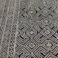 Colin Dark Blue & Whitecap Geometric Area Rug, (5' X 7') 13 Colin Dark Blue & Whitecap Geometric Area Rug, (5' X 7') -Finest Furniture Store 810586497 810586493 810586501 6