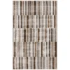 Bay Village Greige & Putty Block Stripe Area Rug, (6' X 9') 1 Bay Village Greige & Putty Block Stripe Area Rug, (6' X 9') -Finest Furniture Store 810586498 810586494 810586502 1