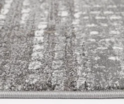 Hollyn Gunmetal Abstract Patchwork Area Rug, (5' X 7') -Finest Furniture Store 810586499 810586495 810586503 3