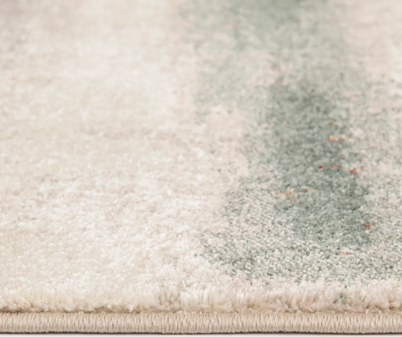 Hadlee Sand, Coral & Green Abstract Area Rug, (6' X 9') 6 Hadlee Sand, Coral & Green Abstract Area Rug, (6' X 9') - Image 4