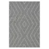 Jani Lagos Gray Geometric Outdoor Area Rug, (5' X 7') -Finest Furniture Store 810586754 810586755 810586756 A0 1 1