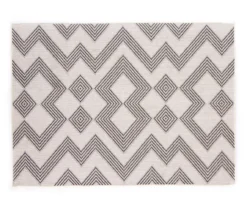 Broyhill Palermo White & Black Geometric Outdoor Area Rug