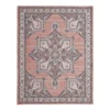 Broyhill Braiden Orange & Navy Floral Medallion Outdoor Area Rug 2 Broyhill Braiden Orange & Navy Floral Medallion Outdoor Area Rug -Finest Furniture Store 810587368 810587369 810587370 1