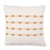 White & Tan Panna Stripe Throw Pillow 2 White & Tan Panna Stripe Throw Pillow -Finest Furniture Store 810590726 A0