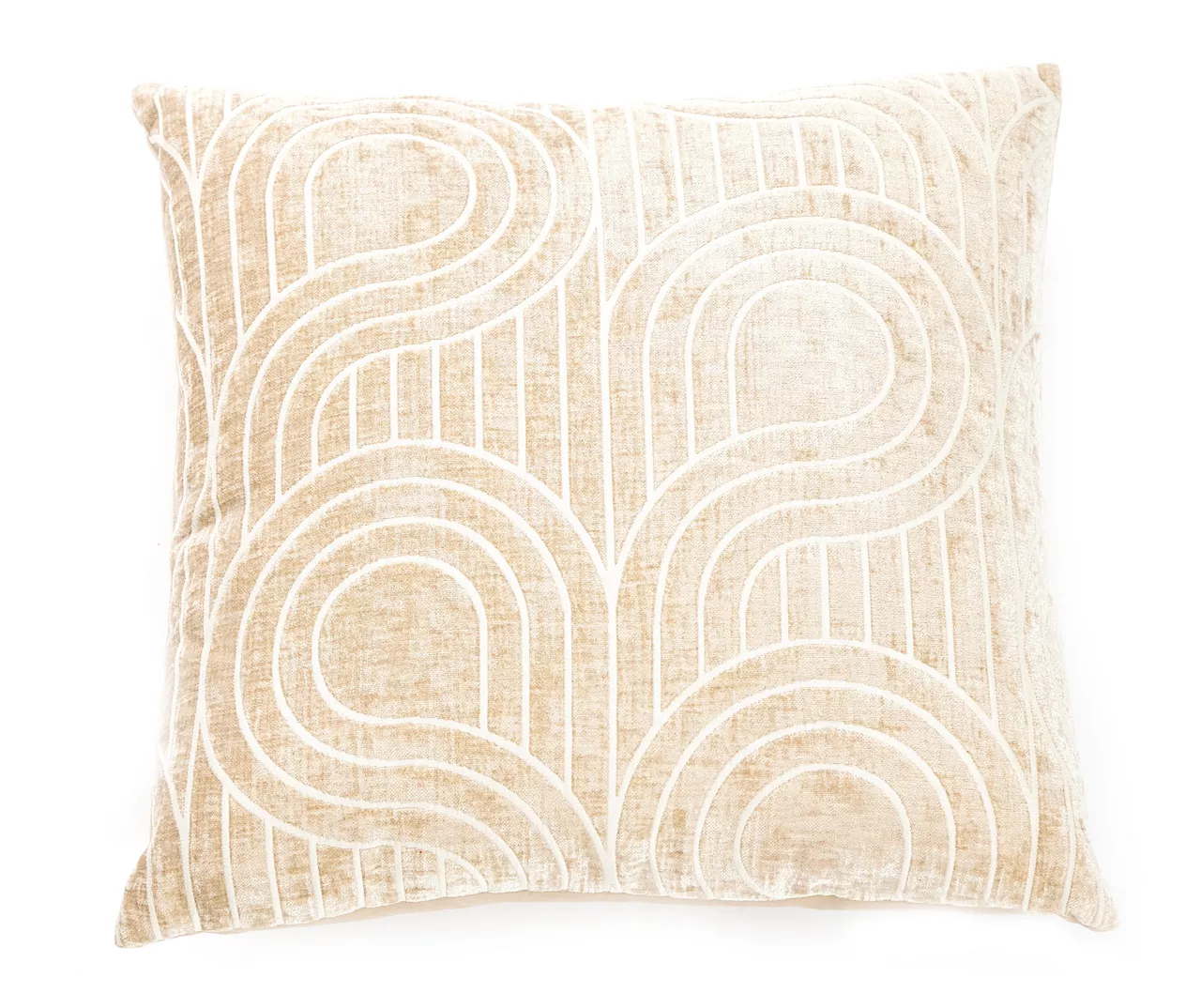 New Beginnings Brown Rice & White Loop Chenille Square Throw Pillow 3 New Beginnings Brown Rice & White Loop Chenille Square Throw Pillow