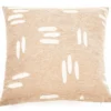 New Beginnings Travertine & White Hash Mark Chenille Square Throw Pillow 1 New Beginnings Travertine & White Hash Mark Chenille Square Throw Pillow -Finest Furniture Store 810591655 A0