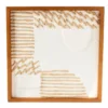 New Beginnings White & Brown Textured Abstract Framed Wall Art 2 New Beginnings White & Brown Textured Abstract Framed Wall Art -Finest Furniture Store 810593886 A0 1
