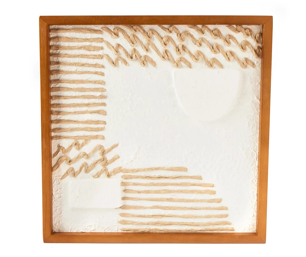 New Beginnings White & Brown Textured Abstract Framed Wall Art 3 New Beginnings White & Brown Textured Abstract Framed Wall Art