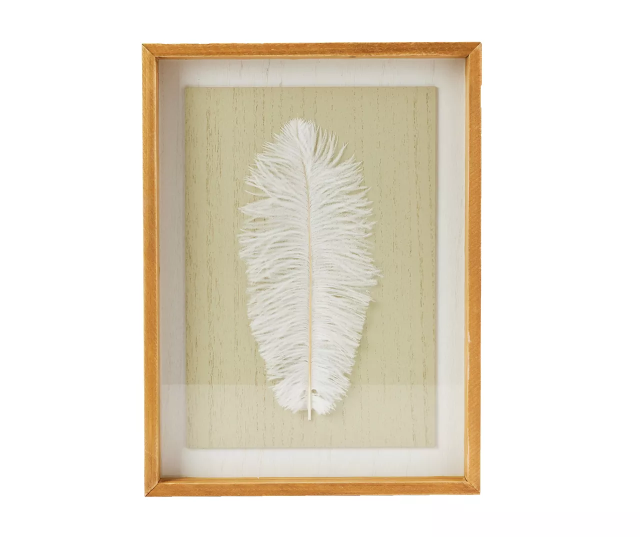 New Beginnings Green & White Feather Framed Wall Art 3 New Beginnings Green & White Feather Framed Wall Art