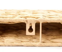 Natural Brown Woven Wall Shelf, 2-Pack -Finest Furniture Store 810602435 A8 5