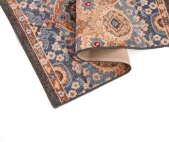 Broyhill Blue & Tan Traditional Floral Accent Rug 14 Broyhill Blue & Tan Traditional Floral Accent Rug -Finest Furniture Store 810602761 A8 1