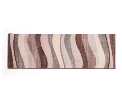 Broyhill Mauve & Gray Wave Accent Rug -Finest Furniture Store 810602763 A0