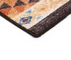 Broyhill Orange & Brown Geometric Accent Rug 13 Broyhill Orange & Brown Geometric Accent Rug -Finest Furniture Store 810602766 810602765 A8 2
