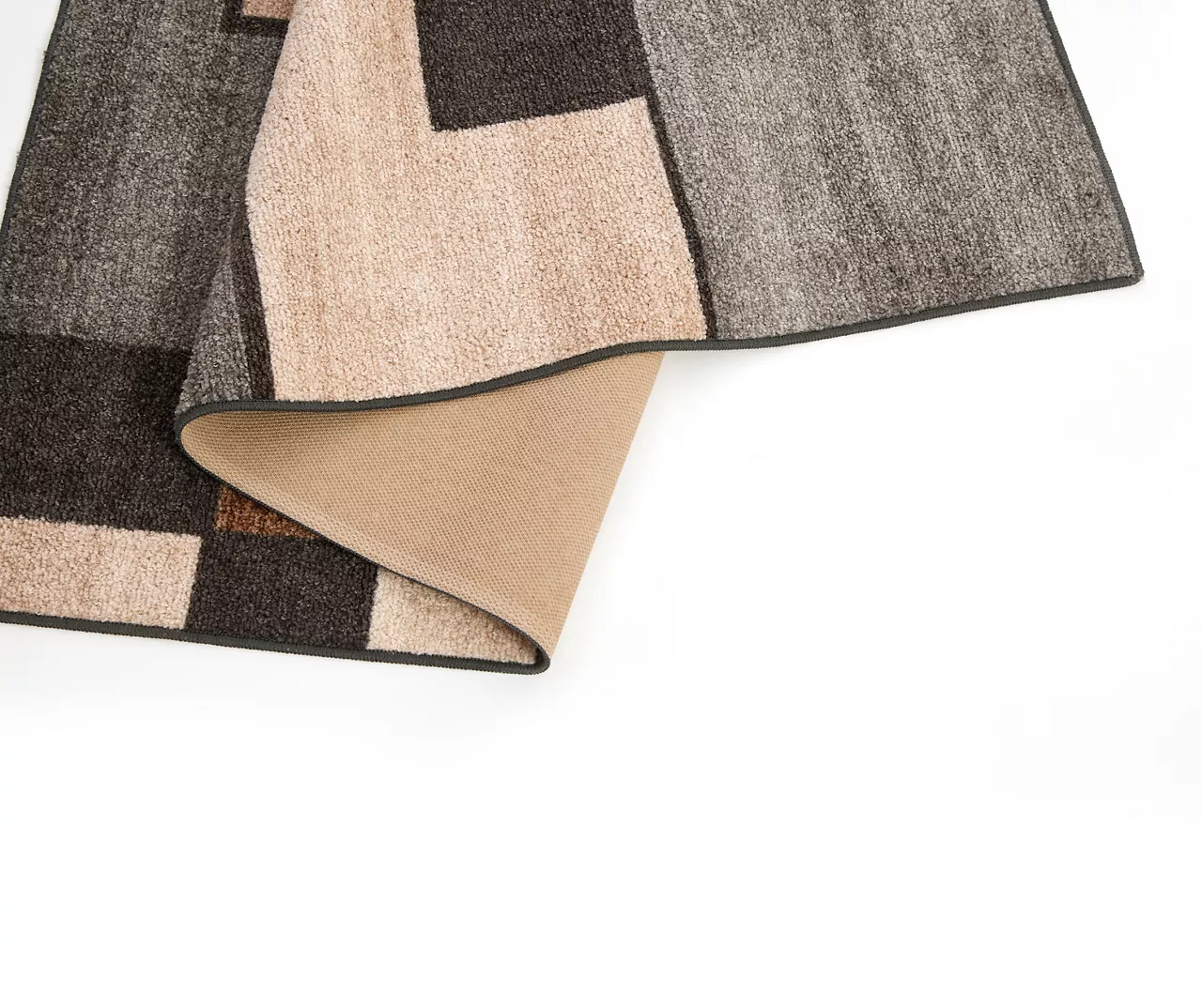 Broyhill Gray & Taupe Color Block Accent Rug 10 Broyhill Gray & Taupe Color Block Accent Rug - Image 8