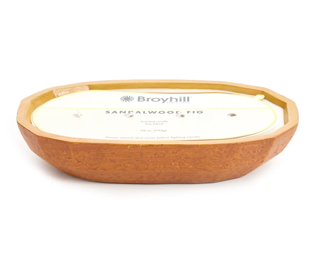 Sandalwood Fig 4-Wick Cement Candle, 28 Oz. 3 Sandalwood Fig 4-Wick Cement Candle, 28 Oz.