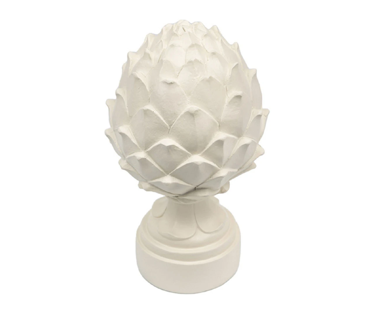 White Artichoke Tabletop Decor 4 White Artichoke Tabletop Decor - Image 2