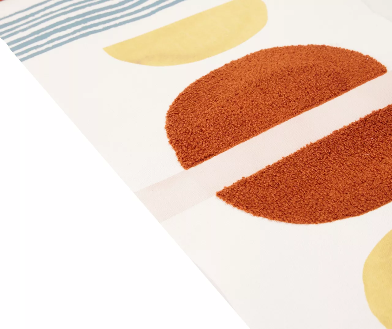 Wild Sedona Rust, Yellow & Blue Modern Shapes Hanging Canvas Tapestry 4 Wild Sedona Rust, Yellow & Blue Modern Shapes Hanging Canvas Tapestry - Image 2