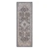 Armada Navy & Brown Medallion Runner Rug, (2' X 7') -Finest Furniture Store 810604882