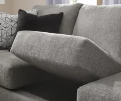 Alexandria Gray Chenille Sofa -Finest Furniture Store 810616679 810616680 B0 2