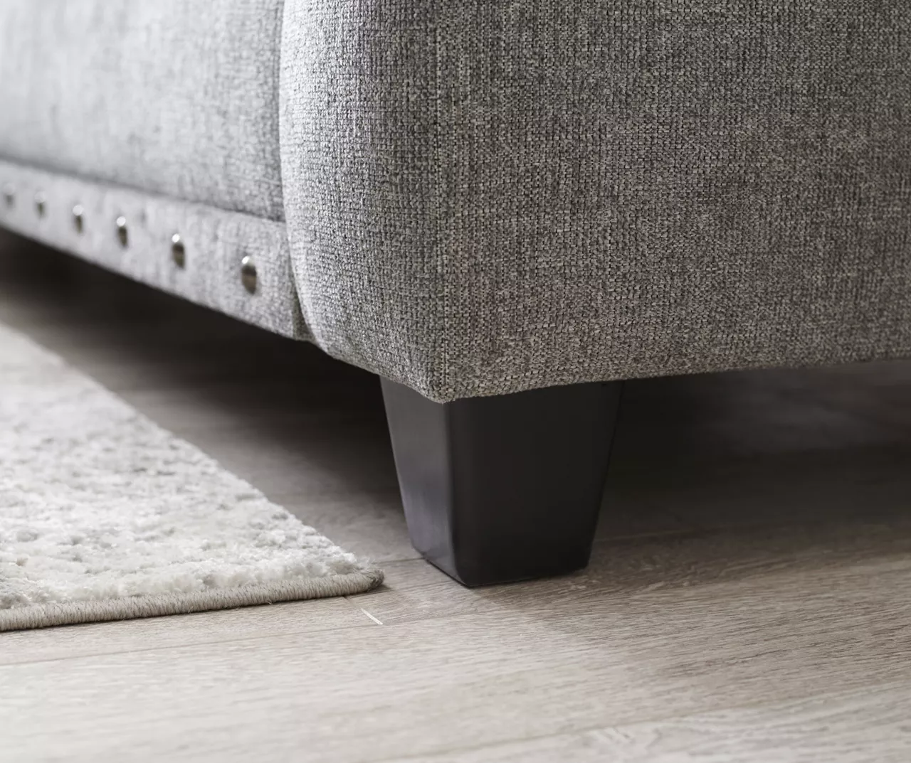 Alexandria Gray Chenille Loveseat 8 Alexandria Gray Chenille Loveseat - Image 6