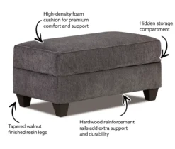 Tripoli Slate Storage Ottoman 10 Tripoli Slate Storage Ottoman -Finest Furniture Store 810616883 X0 1 1