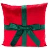 Festive Gathering Red Gift Bow Throw Pillow 1 Festive Gathering Red Gift Bow Throw Pillow -Finest Furniture Store 810616886 A0 1