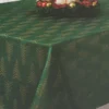 Broyhill Festive Gathering Green & Gold Trees Fabric Tablecloth 2 Broyhill Festive Gathering Green & Gold Trees Fabric Tablecloth -Finest Furniture Store 810616931 810616967 810616966 A0